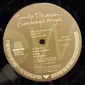 LP Tanita Tikaram: Everybody's Angel