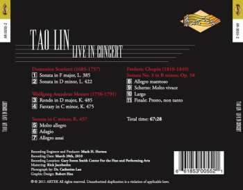 CD Tao Lin: Live In Concert
