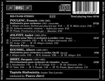 CD Paavo Järvi: French Orchestral Music (Poulenc: Sinfonietta • Jolivet: Flute Concerto • Roussel: Sinfonietta • Ibert: Divertissement)