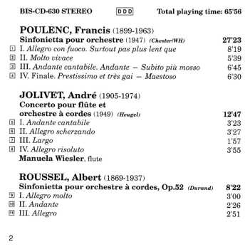 CD Paavo Järvi: French Orchestral Music (Poulenc: Sinfonietta • Jolivet: Flute Concerto • Roussel: Sinfonietta • Ibert: Divertissement)