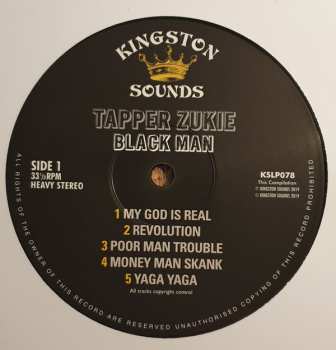 LP Tapper Zukie: Black Man
