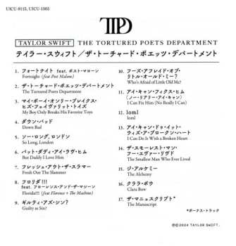 CD Taylor Swift: The Tortured Poets Department DLX | LTD