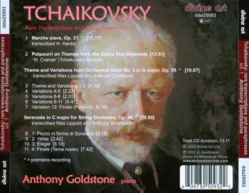 CD Pyotr Ilyich Tchaikovsky: Rare Transcriptions And Paraphrases, Volume 1
