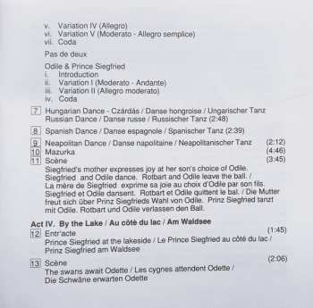 2CD Pyotr Ilyich Tchaikovsky: Swan Lake (Complete Ballet)