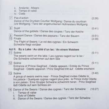 2CD Pyotr Ilyich Tchaikovsky: Swan Lake (Complete Ballet)