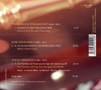 CD Sergei Prokofiev: Overture From Pique Dame; Jeu de Cartes; Four Portraits And Final From The Gambler