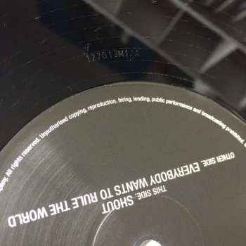 LP Tears For Fears: Shout / Everybody Wants To Rule The World LTD