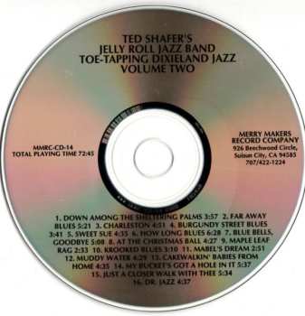CD Ted Shafer's Jelly Roll Jazz Band: Toe Tapping Dixieland Jazz