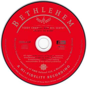 CD Teddy Charles And His Sextet: Salute To Hamp (Flyin' Home) LTD