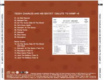 CD Teddy Charles And His Sextet: Salute To Hamp (Flyin' Home) LTD