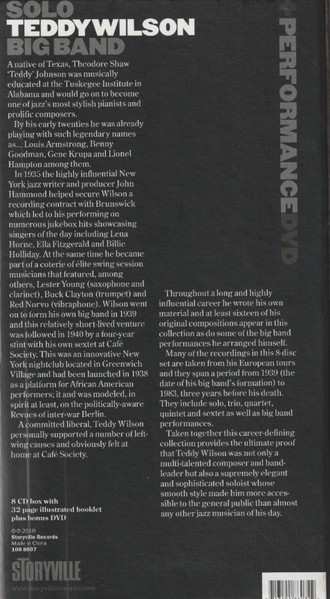 8CD/DVD/Coffret Teddy Wilson: Teddy Wilson Solo / Big Band