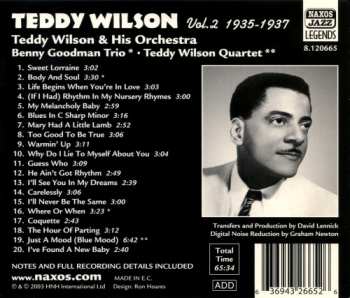CD Teddy Wilson: Vol.2: Blues In C Sharp Minor