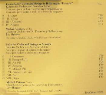 CD Georg Philipp Telemann: Banquet Music, Violin Concerto In B Major, Orchestral Suite In A Major