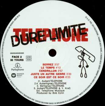 LP Téléphone: Dure Limite