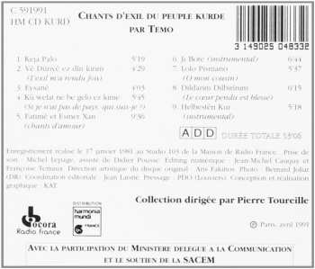 CD Temo: Chants D'exil Du Peuple Kurde