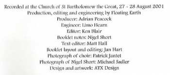 CD Tenebrae: The Dream Of Herod