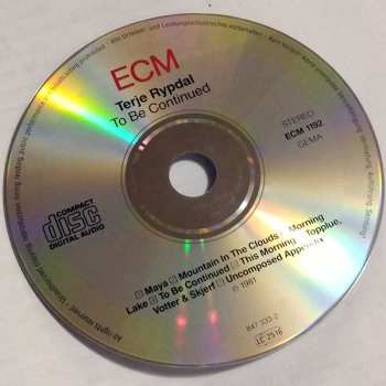 CD Jack DeJohnette: To Be Continued