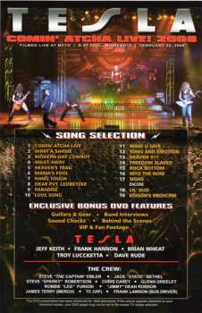 DVD Tesla: Comin' Atcha Live! 2008