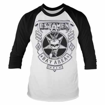 Merch Testament: T-Shirt à manches longues Bay Area 87 (white) Europe 2020 Tour