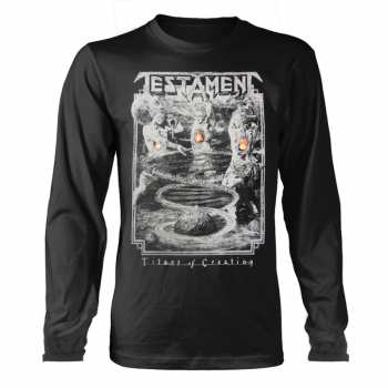 Merch Testament: T-Shirt à manches longues Titans Of Creation (grey) Europe 2020 Tour