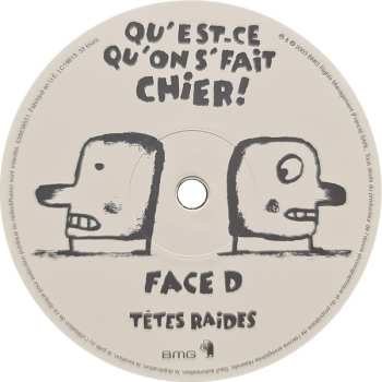 2LP Têtes Raides: Qu'Est-Ce Qu'On S'Fait Chier !