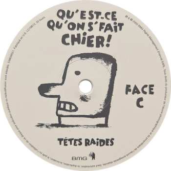 2LP Têtes Raides: Qu'Est-Ce Qu'On S'Fait Chier !