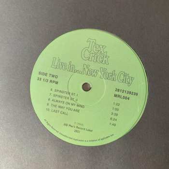 LP Tex Crick: Live in... New York City
