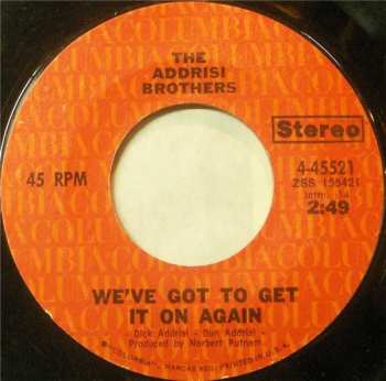 Album Addrisi Brothers: We've Got To Get It On Again