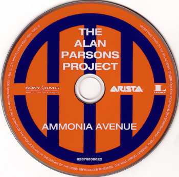 CD The Alan Parsons Project: Ammonia Avenue