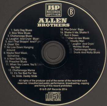 4CD/Coffret The Allen Brothers: The Allen Brothers With Other Country Brother Acts