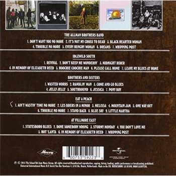 5CD/Coffret The Allman Brothers Band: 5 Classic Albums
