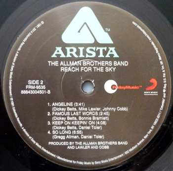 LP The Allman Brothers Band: Reach For The Sky