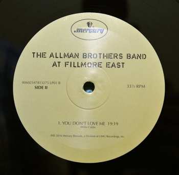 2LP The Allman Brothers Band: The Allman Brothers Band At Fillmore East