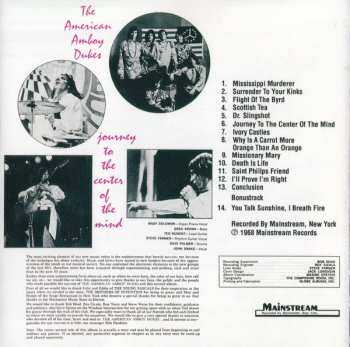 CD The Amboy Dukes: Journey To The Center Of The Mind LTD
