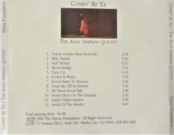 CD Andy Simpkins Quintet: Comin’ At Ya