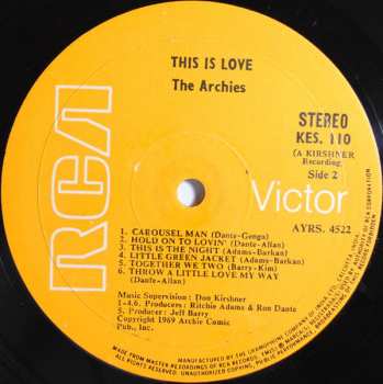 LP The Archies: This Is Love
