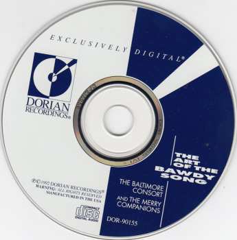 CD The Baltimore Consort: The Art Of The Bawdy Song