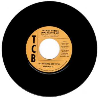 Album The Barrino Brothers: The Bad Things (You Said To Me) / Just A Mistake