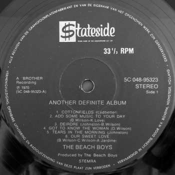 LP The Beach Boys: Another Definite Album