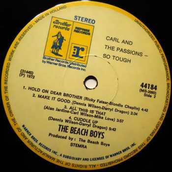 LP The Beach Boys: Carl And The Passions – "So Tough"