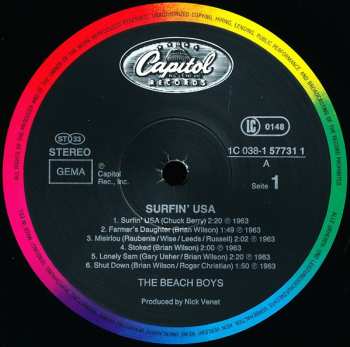 LP The Beach Boys: Surfin' USA