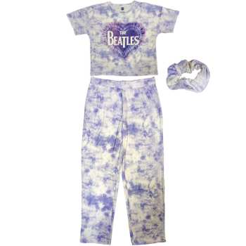 Merch The Beatles: Femmes Pyjamas Heart & Drop T Logo The Beatles