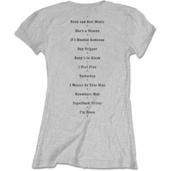 Marchandises The Beatles: Dámské Tričko Budokan Set List  S