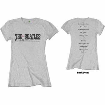 Marchandises The Beatles: Dámské Tričko Budokan Set List  S