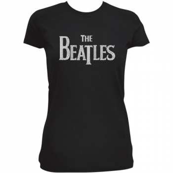 Merch The Beatles: Femmes T-shirt Drop T Logo The Beatles 