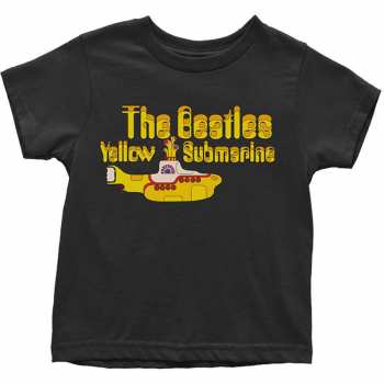 Merch The Beatles: Les enfants Toddler T-shirt Yellow Submarine Logo The Beatles & Sub 