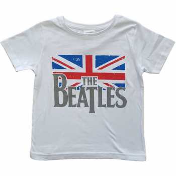 Merch The Beatles: T-shirt pour enfants Logo The Beatles & Vintage Flag 