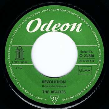 SP The Beatles: Hey Jude / Revolution