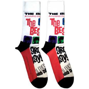 Marchandises The Beatles: The Beatles Unisex Ankle Socks: A Hard Day's Night Colours (white) (uk Size 4 - 7) 36 - 42