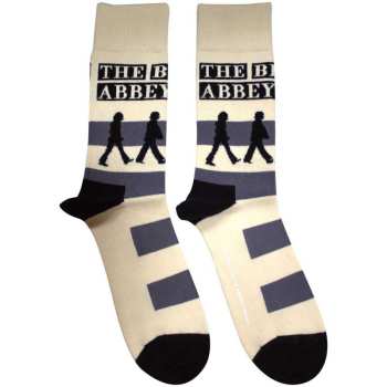 Marchandises The Beatles: The Beatles Unisex Ankle Socks: Abbey Road Crossing (natural) (uk Size 4 - 7) 36 - 42